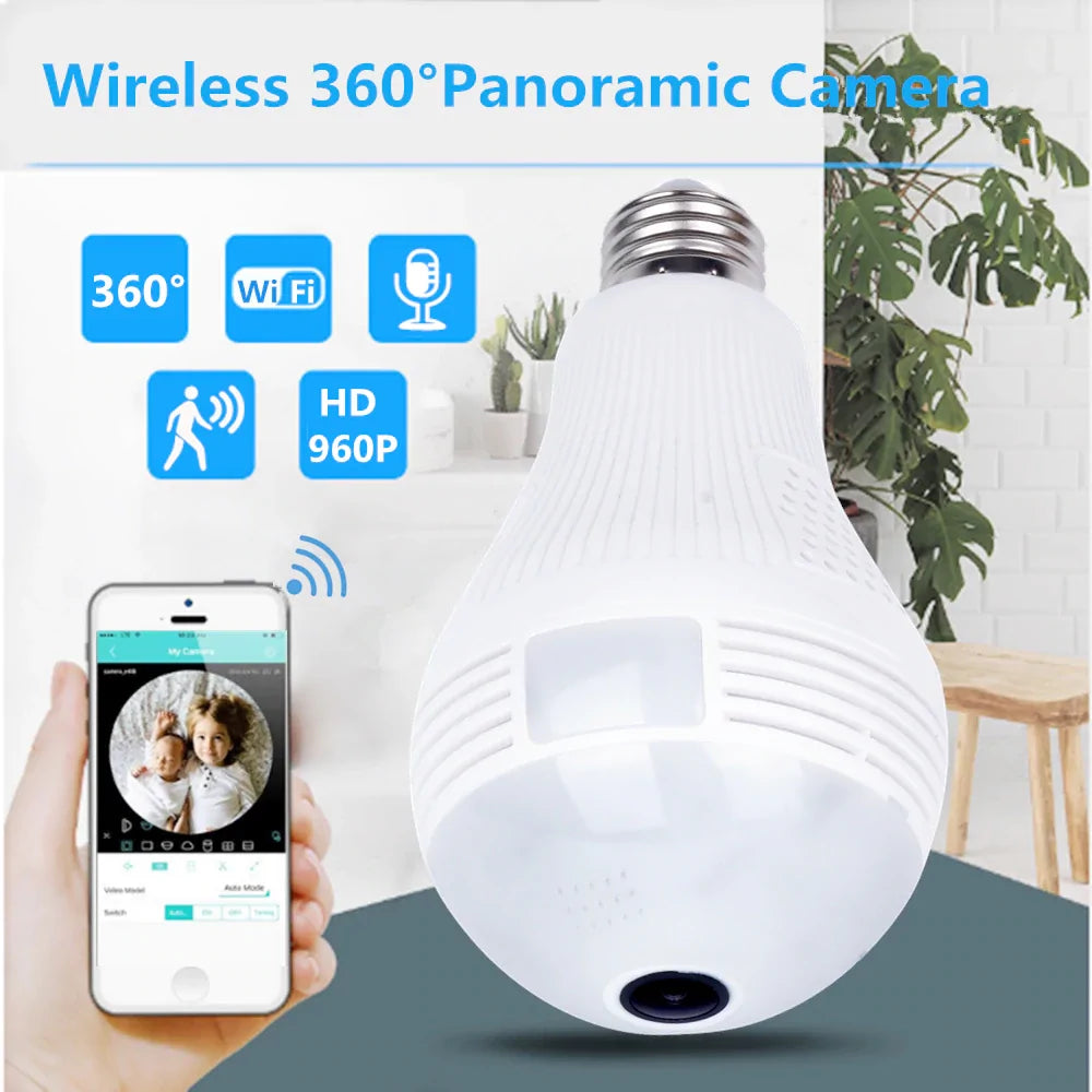 Bulb Shaped Security Camera