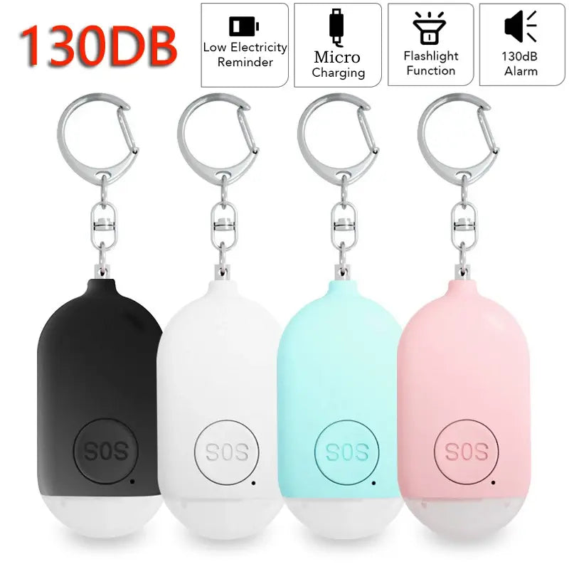 Personal SOS Alarm with LED Light