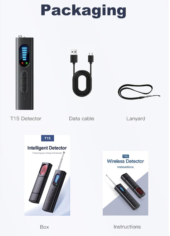 Wireless Signal Detector &amp; Anti-Theft Device for Cameras