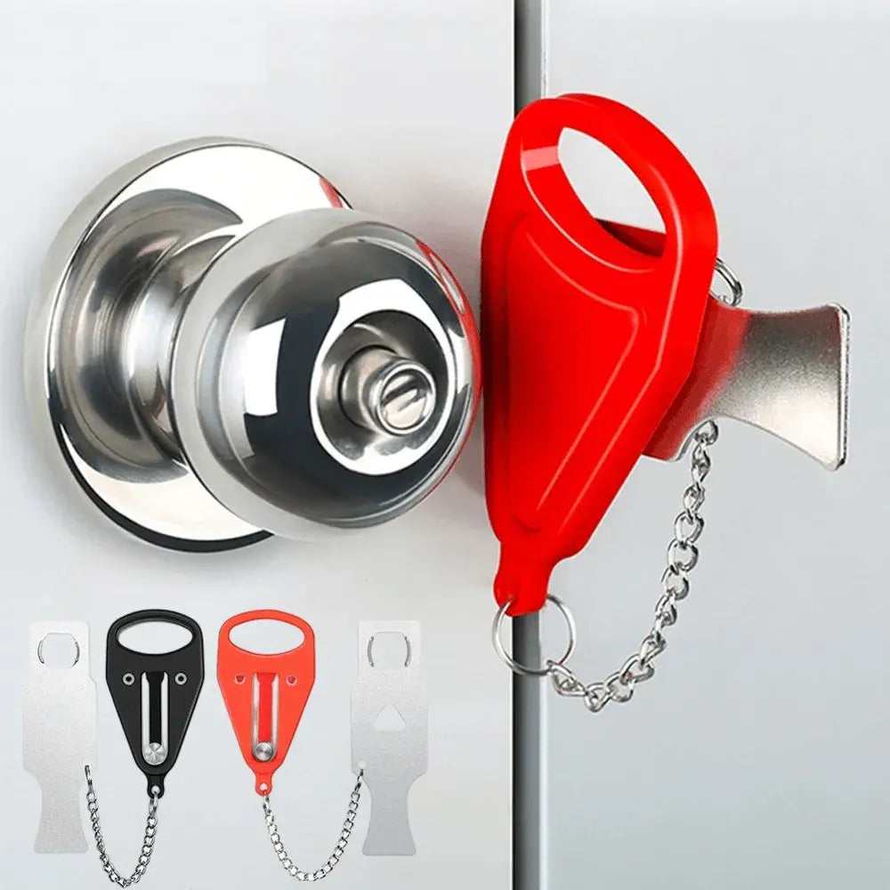 Portable Anti-Theft Security Metal Door Lock